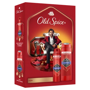 Old Spice Gentleman Captain ajándékcsomag (tusfürdő&deo spray) 2025
