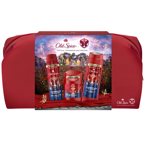 Old Spice TomorrowLand Rockstar ajándékcsomag (deo spray&stift&tusfürdő) 2025