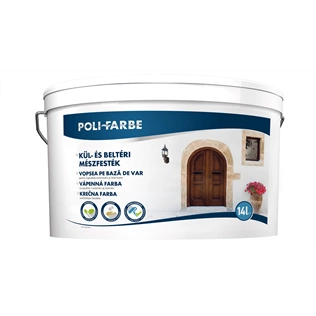 Poli-Farbe kültéri és beltéri mészfesték 14L Poli-Farbe kültéri és beltéri mészfesték 14L
