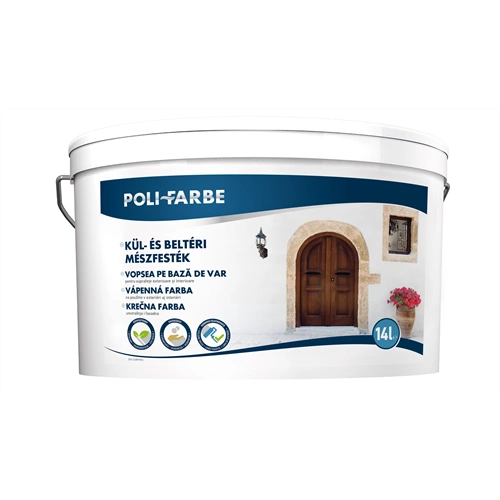 Poli-Farbe kültéri és beltéri mészfesték 14L Poli-Farbe kültéri és beltéri mészfesték 14L