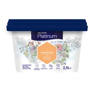 Poli-Farbe Platinum B60 BARACKVIRÁG 2,5L
