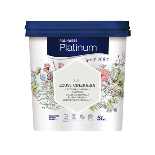 Poli-Farbe Platinum C10 EZÜST CINERÁRIA 5L