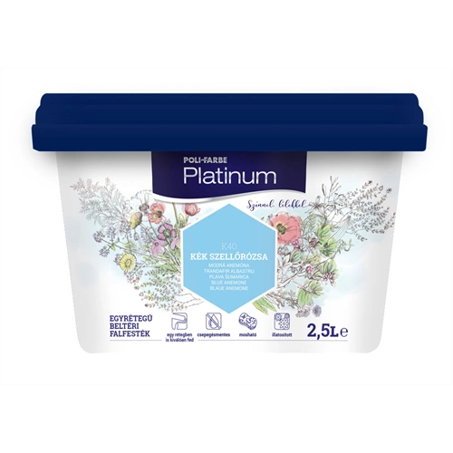 Poli-Farbe Platinum K40 KÉK SZELLŐRÓZSA 2,5L Poli-Farbe Platinum K40 KÉK SZELLŐRÓZSA 2,5L