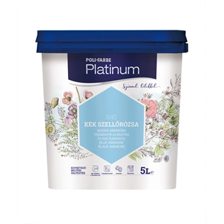 Poli-Farbe Platinum K40 KÉK SZELLŐRÓZSA 5L Poli-Farbe Platinum K40 KÉK SZELLŐRÓZSA 5L