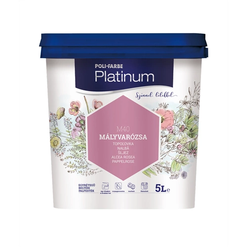 Poli-Farbe Platinum M40 MÁLYVARÓZSA 5L