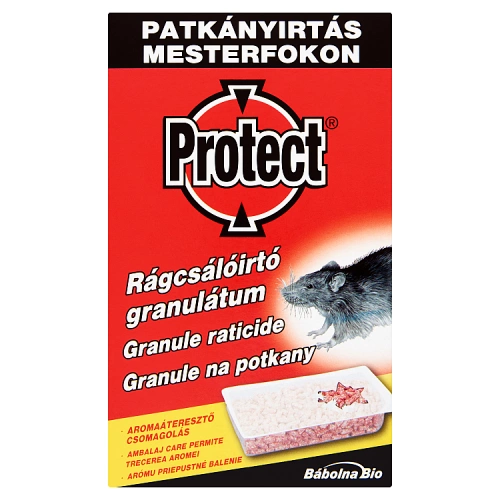 PROTECT rágcsálóirtó granulátum patkány 27 ppm 150 g PROTECT rágcsálóirtó granulátum patkány 27 ppm 150 g