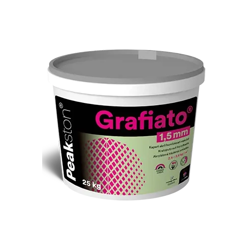 Peakston Grafiato homlokzati vékonyvakolat bázis 1,5mm kapart 25kg