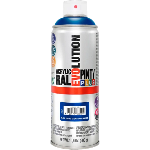 Pinty Plus Evolution AKRIL-400ML RAL5010 enciánkék Pinty Plus Evolution AKRIL-400ML RAL5010 enciánkék