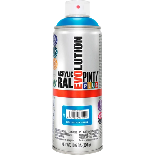 Pinty Plus Evolution AKRIL-400ML RAL5015 égkék Pinty Plus Evolution AKRIL-400ML RAL5015 égkék