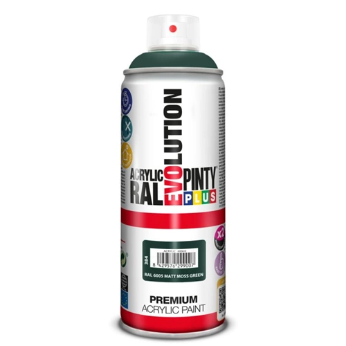 Pinty Plus Evolution AKRIL-400ML RAL6005 matt mohazöld Pinty Plus Evolution AKRIL-400ML RAL6005 matt mohazöld