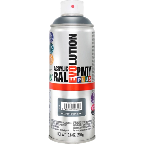 Pinty Plus Evolution akril RAL7011 FÉMSZÜRKE 400ml