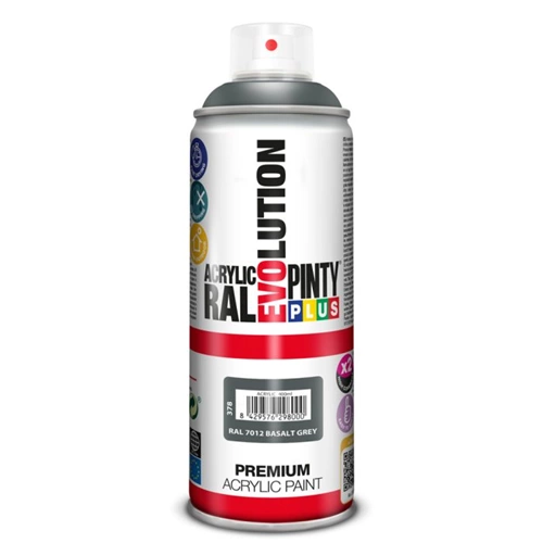 Pinty Plus Evolution AKRIL-400ML RAL7012 bazaltszürke Pinty Plus Evolution AKRIL-400ML RAL7012 bazaltszürke