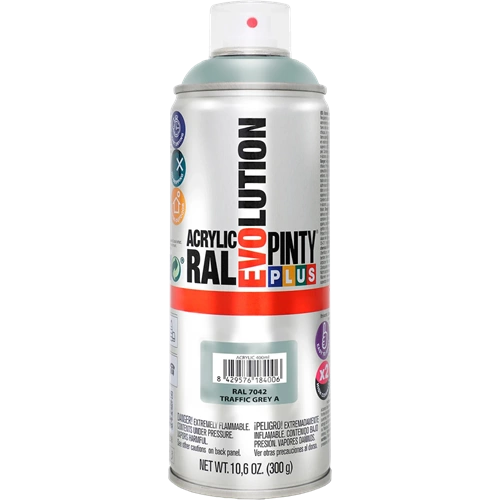 Pinty Plus Evolution akril RAL7042 KÖZLEKEDÉSI SZÜRKE 400ml