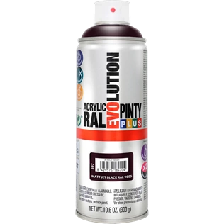 Pinty Plus Evolution AKRIL-400ML RAL9005 MATT fekete Pinty Plus Evolution AKRIL-400ML RAL9005 MATT fekete