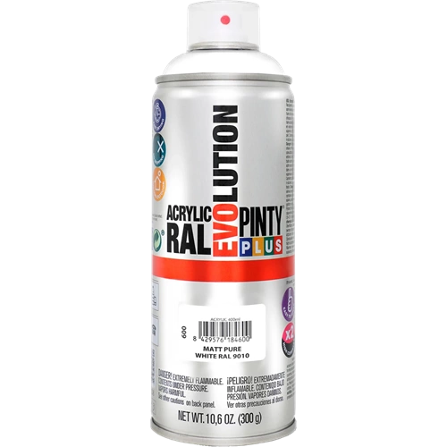 Pinty Plus Evolution AKRIL-400ML RAL9010 MATT fehér Pinty Plus Evolution AKRIL-400ML RAL9010 MATT fehér