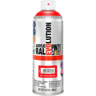 Pinty Plus Evolution AKRIL-400ML RAL 3000 tűzpiros Pinty Plus Evolution AKRIL-400ML RAL 3000 tűzpiros