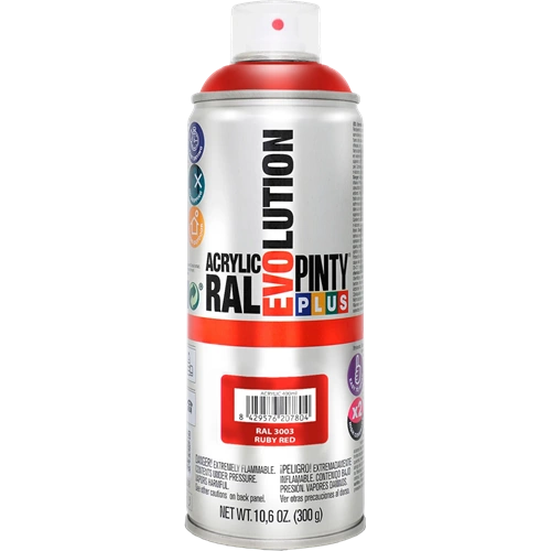 Pinty Plus Evolution akril RAL3003 RUBIN PIROS 400ml