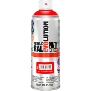 Pinty Plus Evolution AKRIL-400ML RAL 3020 közlekedési piros Pinty Plus Evolution AKRIL-400ML RAL 3020 közlekedési piros