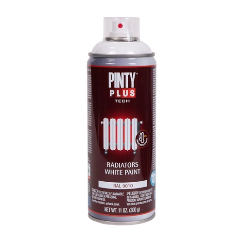 Pinty Plus Tech Radiátor fehér festék - 400ml Pinty Plus Tech Radiátor fehér festék - 400ml