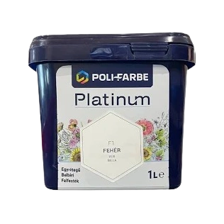 Poli-Farbe Platinum F1 FEHÉR 1L