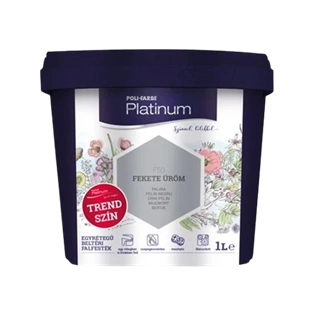 Poli-Farbe Platinum F50 FEKETE ÜRÖM 1L Poli-Farbe Platinum F50 FEKETE ÜRÖM 1L