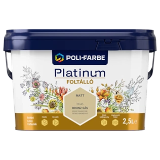 Poli-Farbe Platinum Foltálló BS45 BRONZ SÁS 2,5L