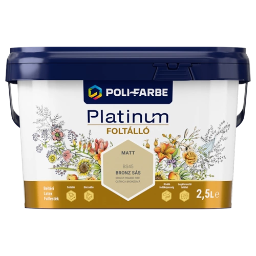Poli-Farbe Platinum Foltálló BS45 BRONZ SÁS 2,5L