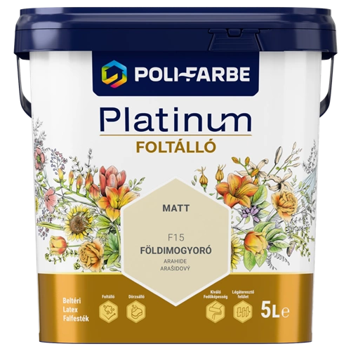 Poli-Farbe Platinum Foltálló F15 FÖLDIMOGYORÓ 5L