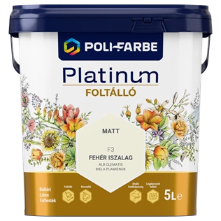 Poli-Farbe Platinum Foltálló F3 FEHÉR ISZALAG 5L