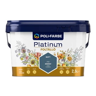 Poli-Farbe Platinum Foltálló K80 KÖKÉNY 2,5L