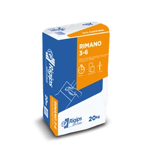Rigips Rimano 3-6 gipszes vékonyvakolat 20kg/zsák Rigips Rimano 3-6 gipszes vékonyvakolat 20kg/zsák