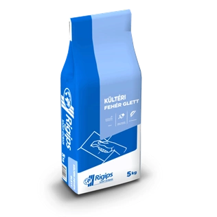 Rigips kültéri glett FEHÉR 5kg/zsák Rigips kültéri glett FEHÉR 5kg/zsák