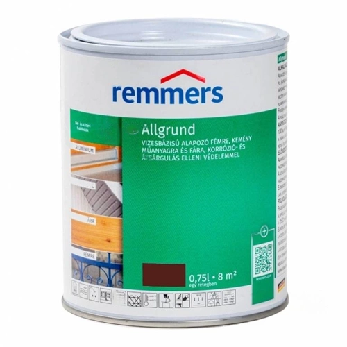 Remmers Allgrund vizesbázisú alapozó fémre, műanyagra és fára SZÜRKE 750ml Remmers Allgrund vizesbázisú alapozó fémre, műanyagra és fára SZÜRKE 750ml