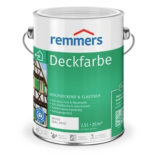 Remmers Deckfarbe vizesbázisú, időjárásállófesték RAL7012 BAZALTSZÜRKE 2,5L Remmers Deckfarbe vizesbázisú, időjárásállófesték RAL7012 BAZALTSZÜRKE 2,5L