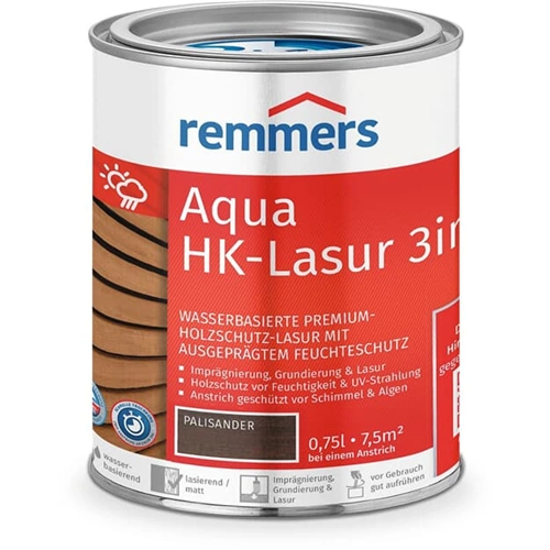 Remmers HK-Lasur oldószerbázisú prémium favédő lazúr SZÍNTELEN 750ml