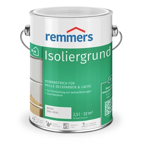 Remmers Isoliergrund vizesbázisú töltőalapozó RAL9016 FEHÉR 750ml