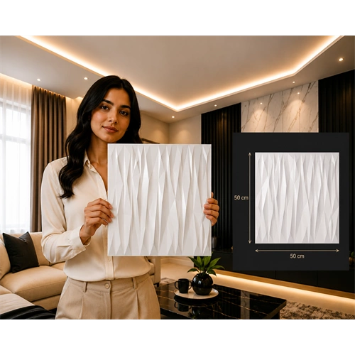 Saarpor 3D álmennyezet ELARA FEHÉR