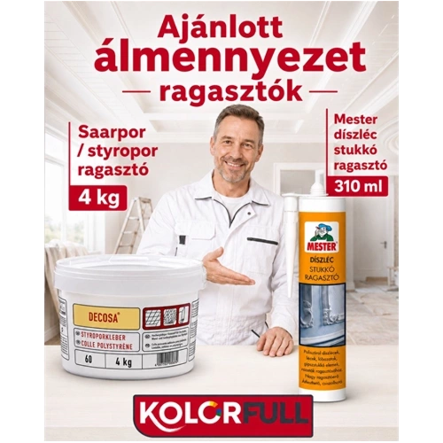 Saarpor 3D álmennyezet EUROPA FEKETE 50x100 cm