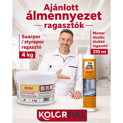 Saarpor 3D álmennyezet KRISTAL SZÜRKE