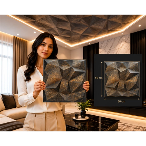 Saarpor 3D álmennyezet MONTEGO ANTRACIT