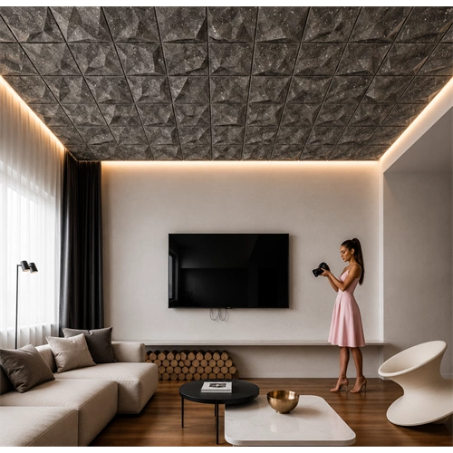 Saarpor 3D álmennyezet MONTEGO SILVER