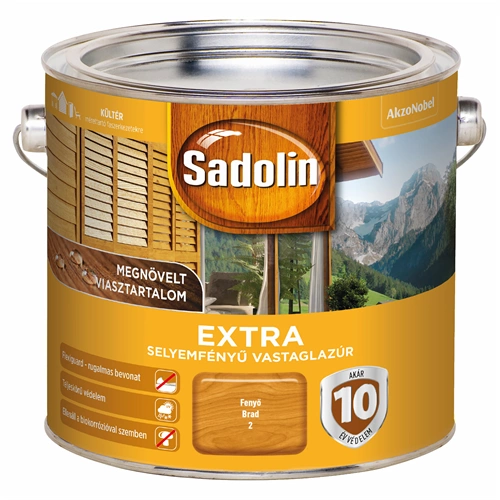 Sadolin Extra vastaglazúr FENYŐ 2,5L