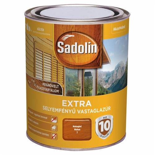 Sadolin Extra vastaglazúr MAHAGÓNI 750ml Sadolin Extra vastaglazúr MAHAGÓNI 750ml