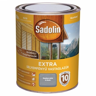 Sadolin Extra vastaglazúr SKANDINÁV SZÜRKE 750ml Sadolin Extra vastaglazúr SKANDINÁV SZÜRKE 750ml