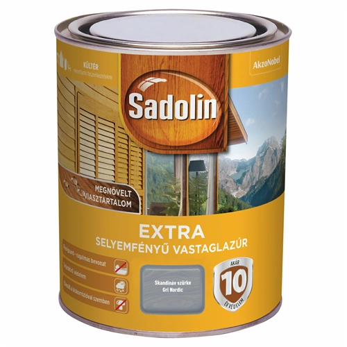 Sadolin Extra vastaglazúr SKANDINÁV SZÜRKE 750ml Sadolin Extra vastaglazúr SKANDINÁV SZÜRKE 750ml