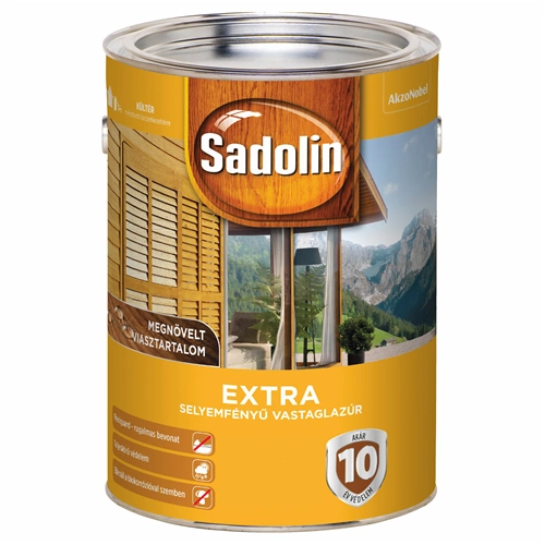 Sadolin Extra vastaglazúr SZÍNTELEN 5L Sadolin Extra vastaglazúr SZÍNTELEN 5L