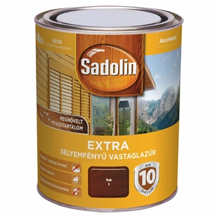 Sadolin Extra vastaglazúr TEAK 750ml Sadolin Extra vastaglazúr TEAK 750ml