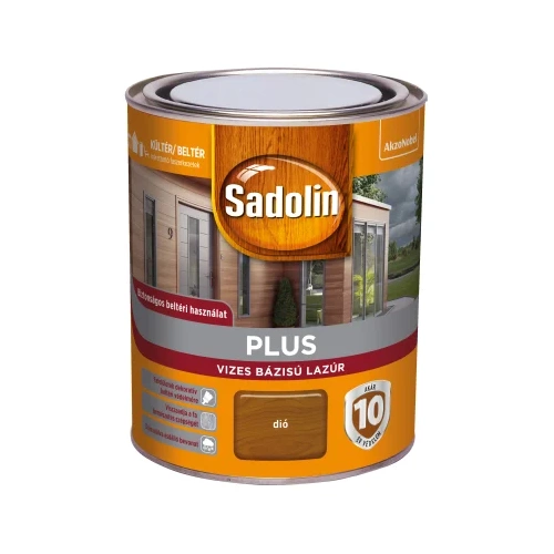 Sadolin Plus vizes vastaglazúr DIÓ 750ml Sadolin Plus vizes vastaglazúr DIÓ 750ml