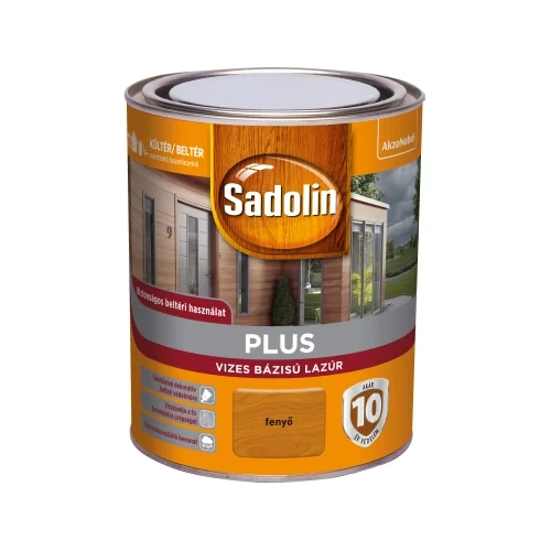 Sadolin Plus vizes vastaglazúr FENYŐ 750ml Sadolin Plus vizes vastaglazúr FENYŐ 750ml