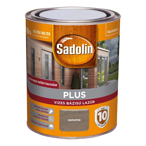 Sadolin Plus vizes vastaglazúr SONOMA 750ml Sadolin Plus vizes vastaglazúr SONOMA 750ml